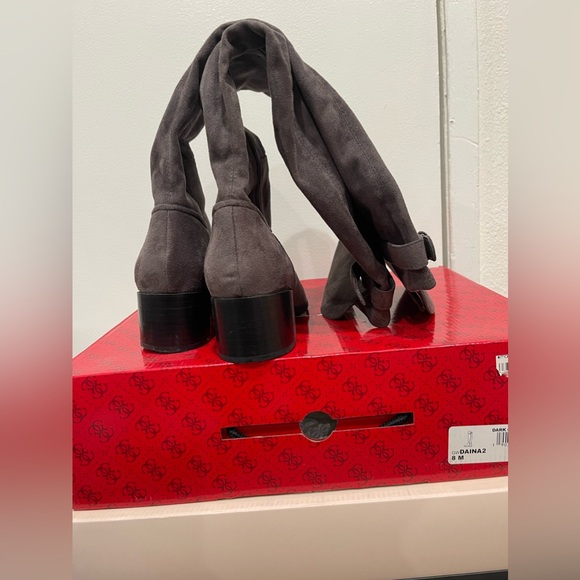 Guess suede over the knee boots. - Picture 5 of 6